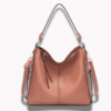 The hobo bag is a style of handbag or purse that is typically large and characterized by a crescent shape, a slouchy posture and a long strap designed to wear over the shoulder. Hobo bags are made out of soft, flexible materials and tend to slump, or slouch, when set down. Bagga