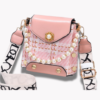Fashion Women'S Crossbody Bag Girl'S Cute Princess Wallet Classic Shoulder Bag Summer Pearl Chain Phone Bag . BAGGA TOTE LEATHER BAG